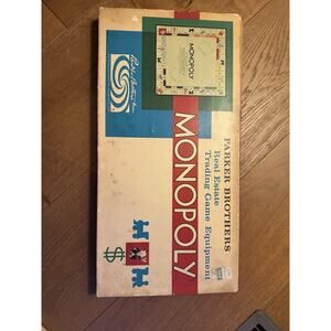 Vintage 1961 Monopoly Board Game All‎ Original Parts And Pieces Complete